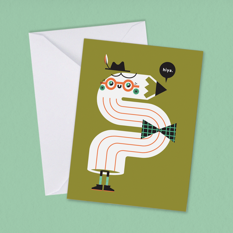 hiya! Greeting Card