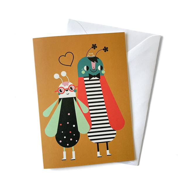 Love Bugs Greeting Card