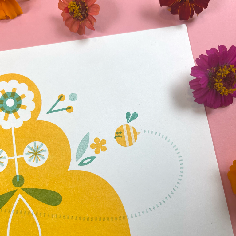Nectar Risograph Print