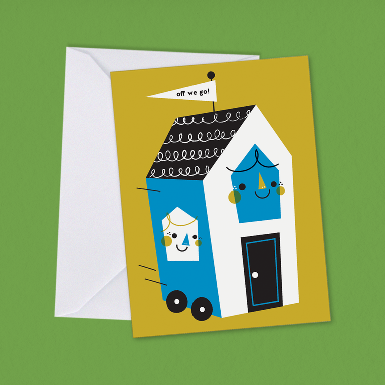 Off we go! Greeting Card